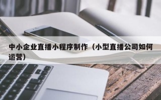 无棣中小企业直播小程序制作（小型直播公司如何运营）