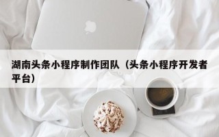 无棣湖南头条小程序制作团队（头条小程序开发者平台）